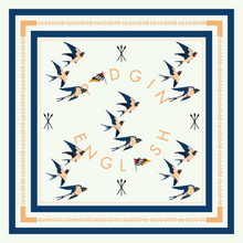 Load image into Gallery viewer, Birds Dont Worry Silk Scarf