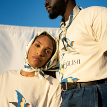 Load image into Gallery viewer, Birds Dont Worry Silk Scarf