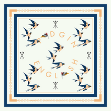 Load image into Gallery viewer, Birds Dont Worry Silk Scarf

